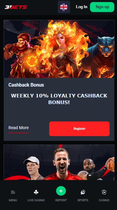 31Bets Casino Bonuses