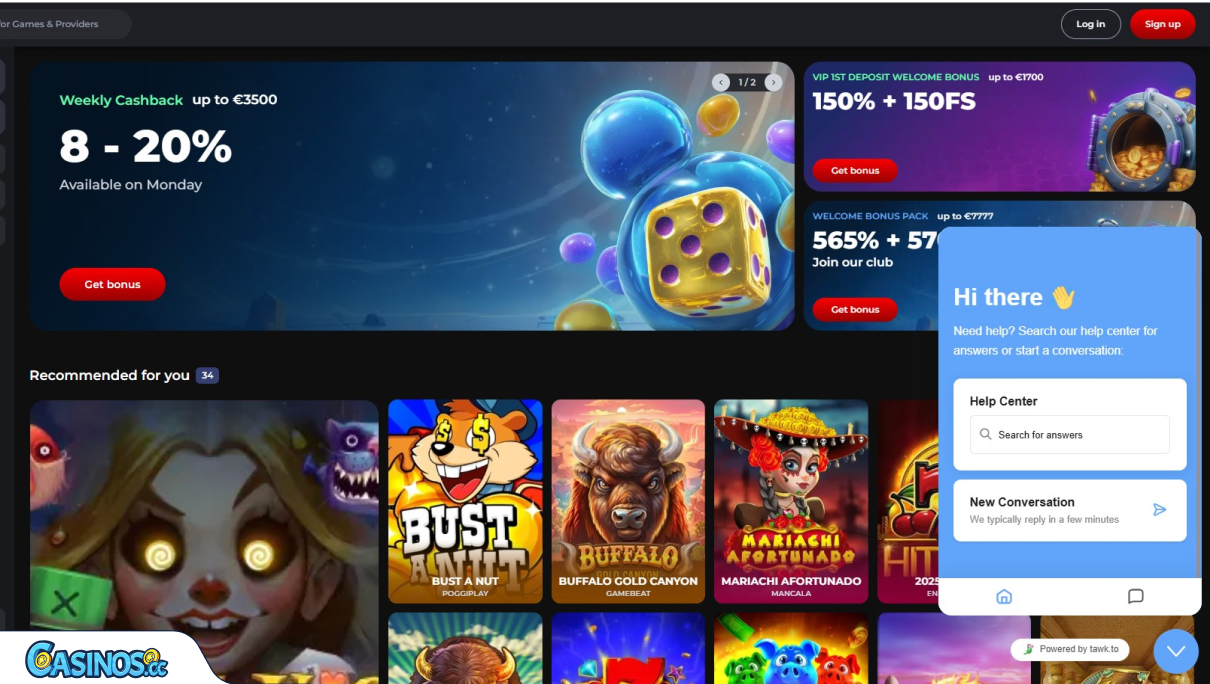 Atención al cliente de BetBona Casino