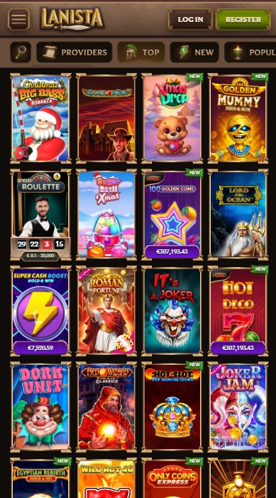 Lanista Casino Games