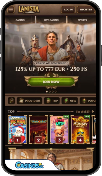 Lanista Casino Mobile App