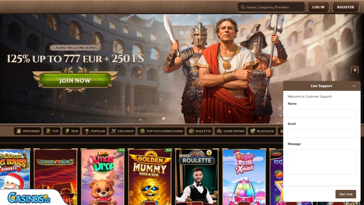 Lanista Casino Support