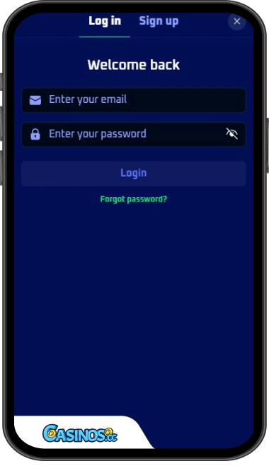 SpinWinera Casino Login from Mobile