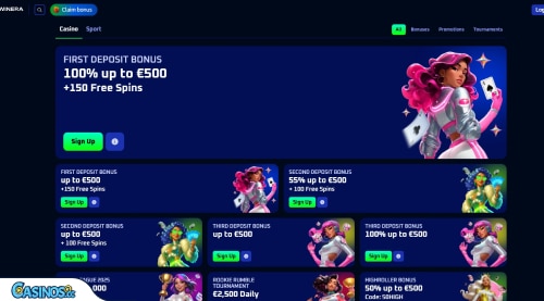 SpinWinera Casino Promotions