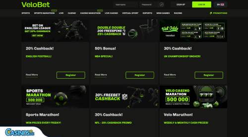 VeloBet Kasino Promotions