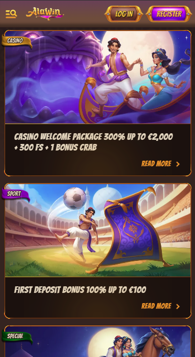 AlaWin Casino Bonuses