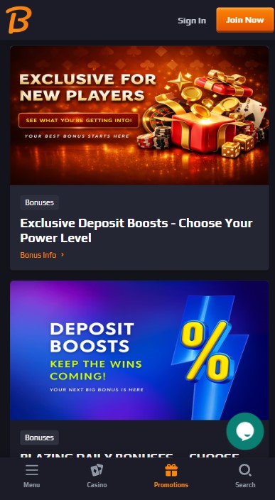Blaze Spins Casino Bonuses
