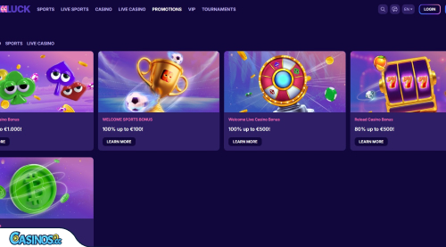 BlindLuck Casino Promotions