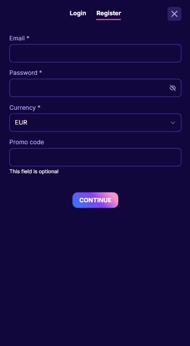 BlindLuck Casino Sign Up