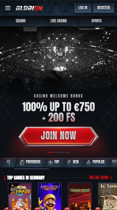 Glorion Casino Lobby