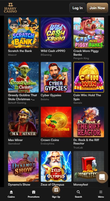 HarryCasino Games