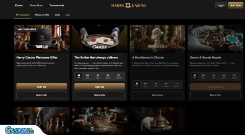 HarryCasino Promotions