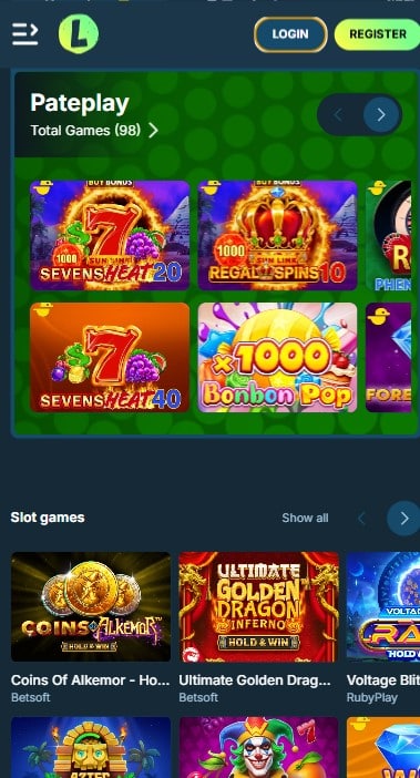 Lolo Casino Games