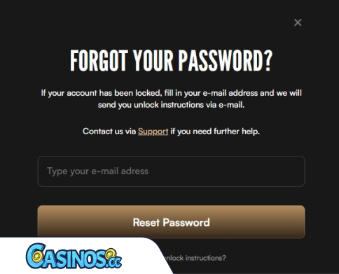 Problems Logging In_ at HarryCasino