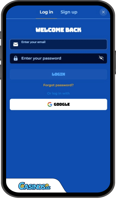 Royalspinia Casino Login from Mobile