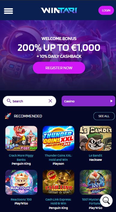 Wintari Casino Lobby