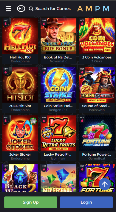 AMPM Casino Games