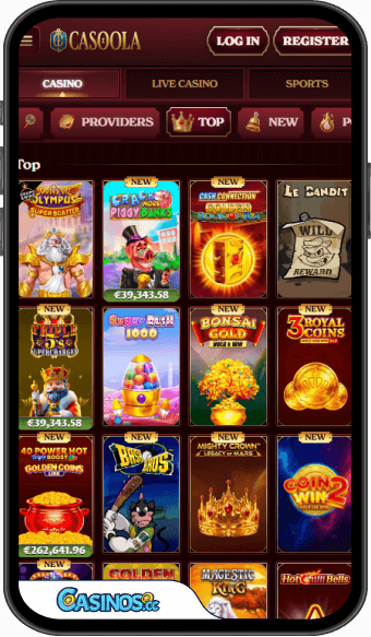 Casoola Casino Mobile App