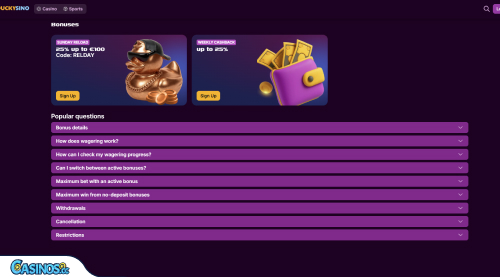 Duckysino Casino Promotions