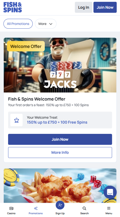 Fish & Spins Casino Bonuses