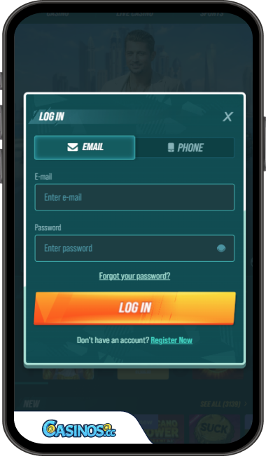 Golisimo Casino Login from Mobile