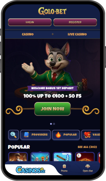 Golobet Casino Mobile App