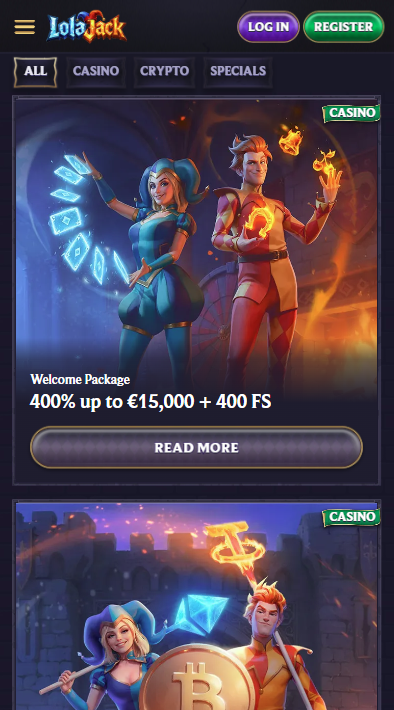 LolaJack Casino Bonuses
