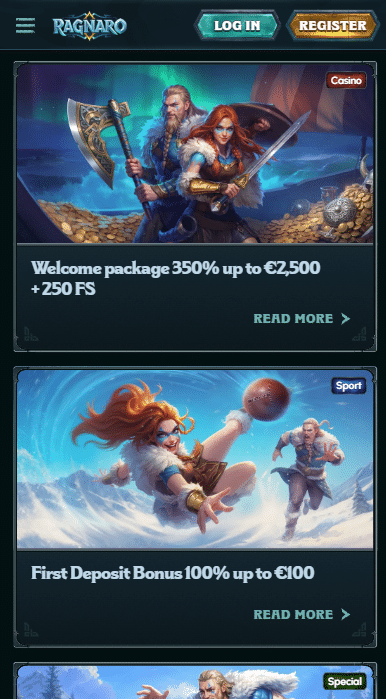 Ragnaro Casino Bonuses