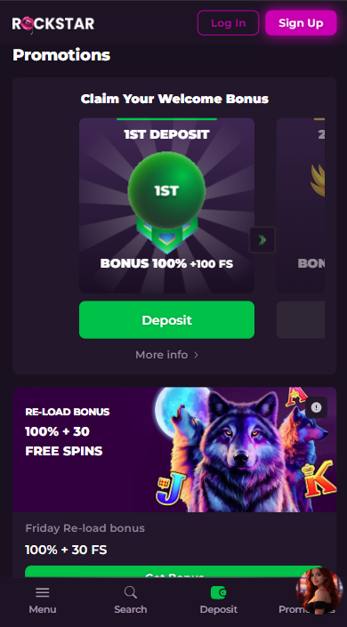Rockstar Casino Bonuses