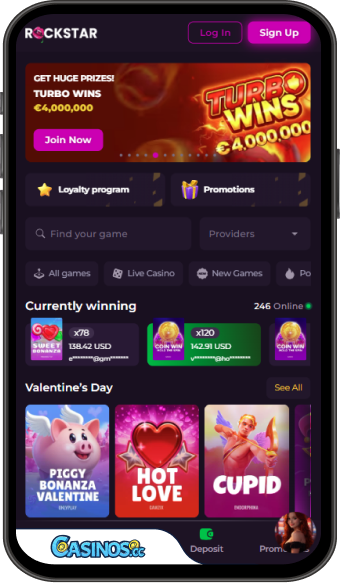 Rockstar Casino Mobile App