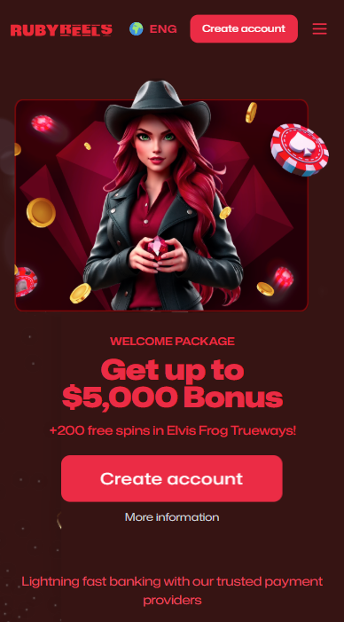 Ruby Reels Casino Lobby