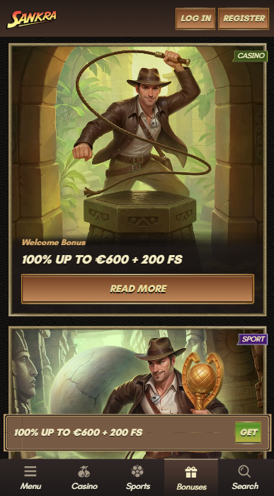 Sankra Casino Bonuses