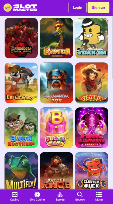 SlotMaster Casino Games