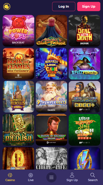 Spinorhino Casino Games