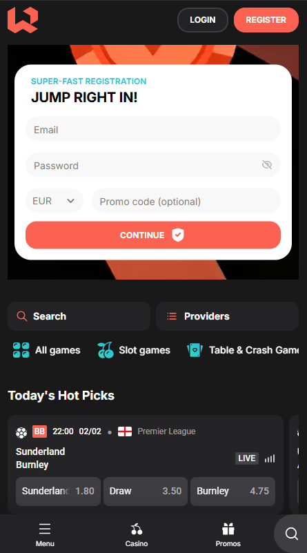 Wettson Casino Lobby