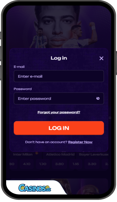 X3bet Casino Login from Mobile