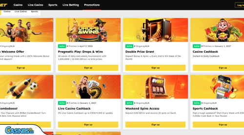 BVBet Casino Promotions