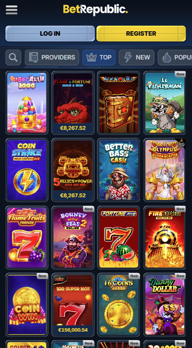 BetRepublic Casino Games
