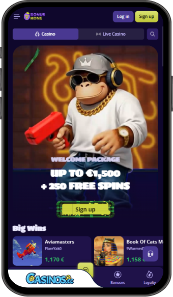 BonusKong Casino Mobile App