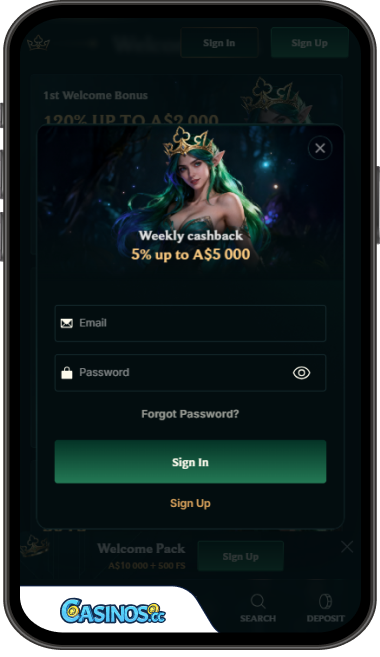 Fair Crown Casino Login from Mobile