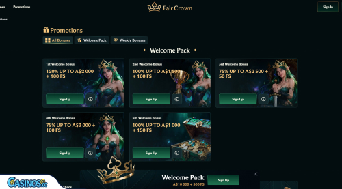 Fair Crown Casino Promotions