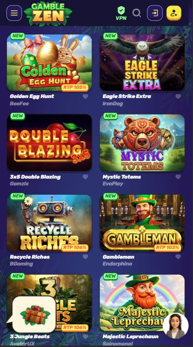 GambleZen Casino Games
