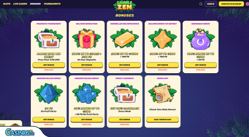 GambleZen Casino Promotions