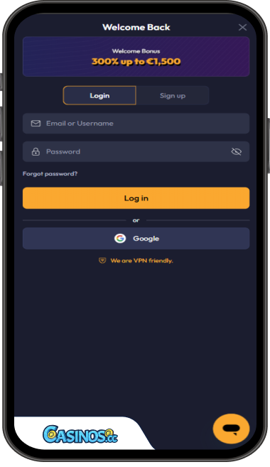 SpinHub Casino Login from Mobile