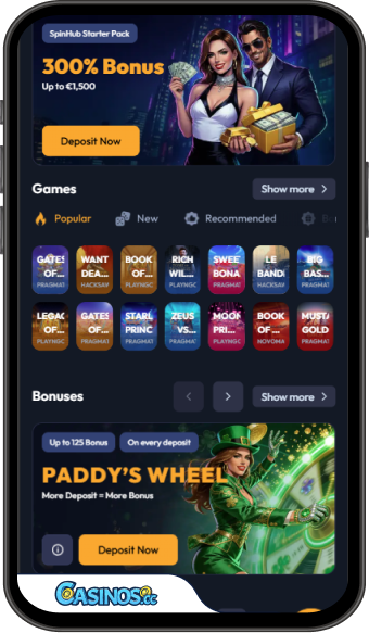 SpinHub Casino Mobile App