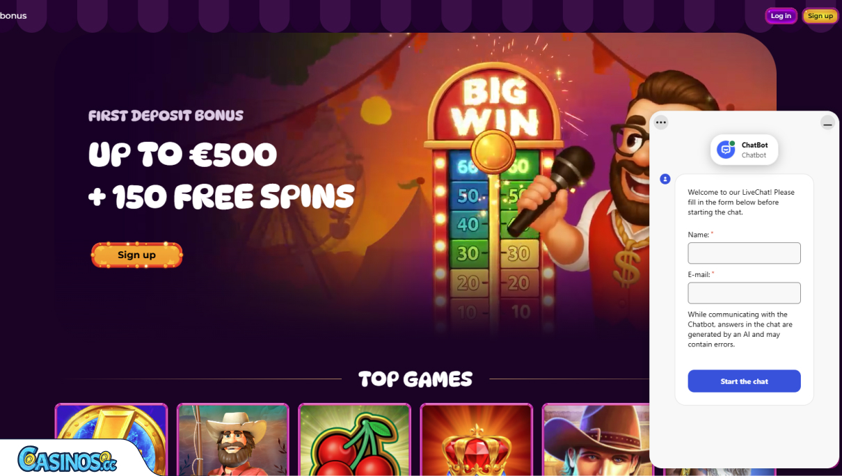 Spinania Casino Support