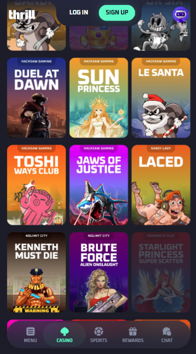 Thrill Casino Games