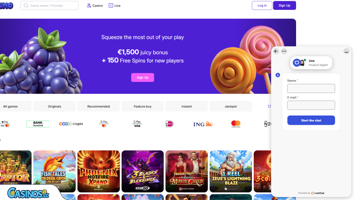 ZumoBet Casino Support