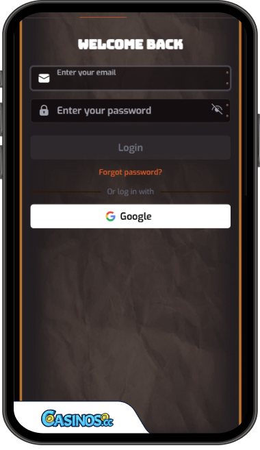 AFKSpin Casino Login from Mobile