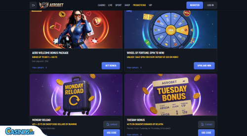 AeroBet Casino Promotions