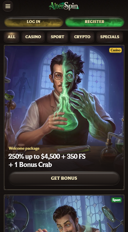 AlterSpin Casino Bonuses